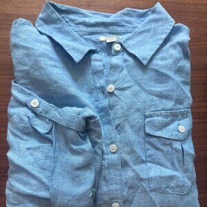 Vintage L.L. Bean Linen Button Down